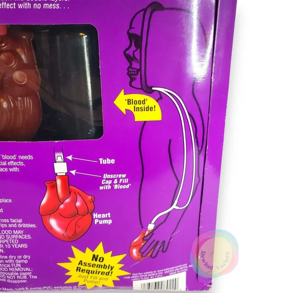 Vintage Fun World Bleeding Mask New In Package